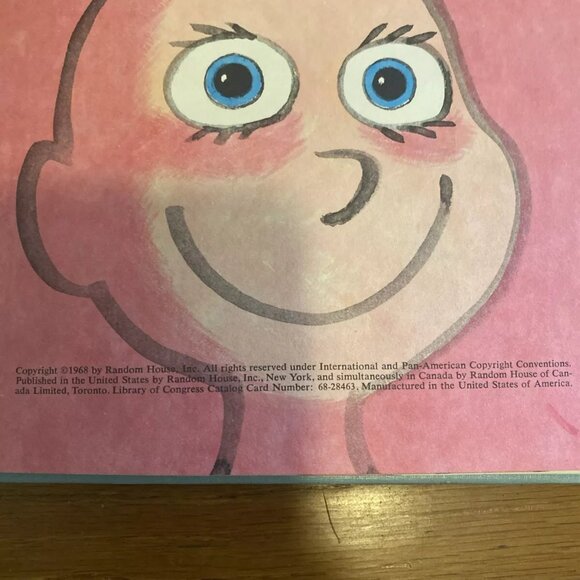 4/$24 Sale Dr. Seuss The Eye Book For Beginning Readers Hardback Vintage Book - Picture 3 of 4